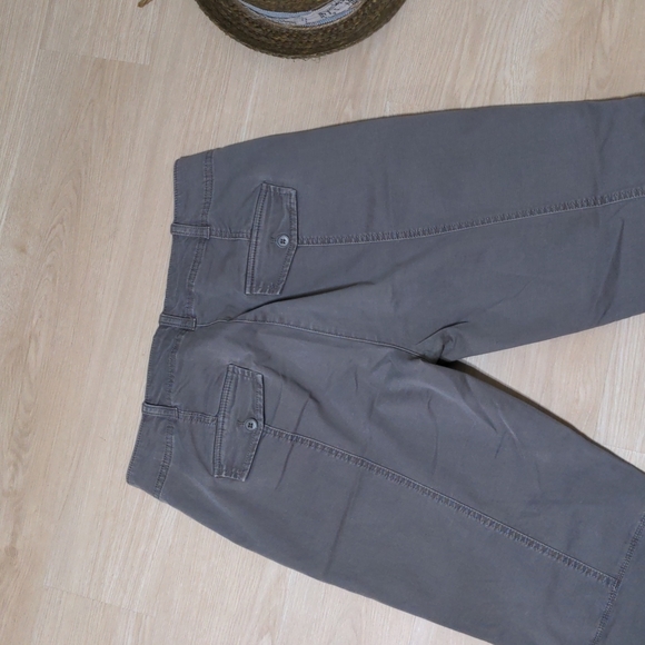 🍑Talbots Faded Gray Chinos Modern Cut Zip Ankle Zip Pockets Size 9 C276 - Picture 11 of 13